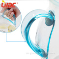 Fliederfarbenes Wasserkrug-Set aus transparentem Borosilikatglas